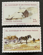 UNITED NATION NEW YORK - MNH** - 1985 - #  470/471 - Neufs