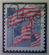 United States, Scott #5659, Used(o) Booklet, 2022, Flag Definitive, (58¢) Foreever - Gebruikt