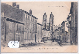 SAINT-NICOLAS-DE-PORT- LA RUE DE LAVAL ET LA BASILIQUE - Saint Nicolas De Port