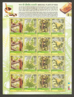 India 2003 Medicinal Plants MINT SHEET LET Good Condition  (SL-10) - Unused Stamps