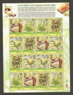 India 2003 Medicinal Plants MINT SHEET LET Good Condition  (SL-12) - Unused Stamps