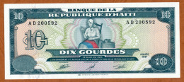 1991 // HAITI // 10 GOURDES // UNC // NEUF - Haiti