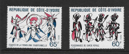 COTE D'IVOIRE 1978 Traditions Et Histoire   YVERT N°448/449  NEUF MNH** - Autres & Non Classés