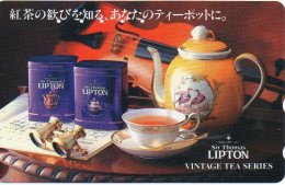 Thé Lipton Vintage Tea Series Jumelle Télécarte Phonecard Telefonkarten B489 - Alimentación
