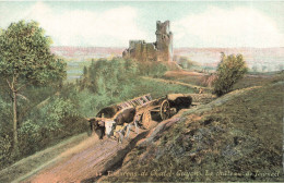 FRANCE - Environs De Chatel Guyon - Vue Sur Le Château De Tournoël - Colorisé - Carte Postale Ancienne - Châtel-Guyon