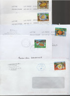 FRANCE 2010 LA SERIE COMPLETE LES SAVEURS DE NOS REGIONS (1) YT 431 A 442 SEUL SUR LETTRE - Briefe U. Dokumente