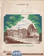 PROTEGE CAHIER ANCIEN CHATEAU DE VERSAILLES      VOIR VERSO  QUELQUES PLIS BORD GAUCHE - Book Covers