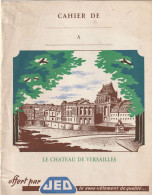 PROTEGE CAHIER ANCIEN CHATEAU DE VERSAILLES      VOIR VERSO  QUELQUES PLIS BORD GAUCHE - Protège-cahiers