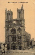 FRANCE - Mantes La Jolie - Eglise Notre Dame - Carte Postale Ancienne - Mantes La Jolie