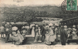 FRANCE - Pau - Vue Sur La Chaine Des Pyrénees Et Le Pic Du Midi D'Ossau Prise De La Place Royale- Carte Postale Ancienne - Pau