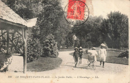 FRANCE - Le Touquet Paris Plage - Le Jardin Public - L'hermitage - Carte Postale Ancienne - Le Touquet