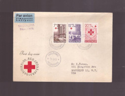 Finlandia - 1951  Fdc Croce Rossa- Rote Kreuz - Croix Rouge . Red Cross - FDC