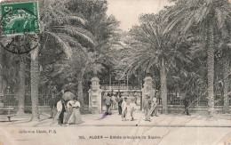 ALGÉRIE - Alger - Entrée Principale Du Square - Carte Postale Ancienne - Algiers