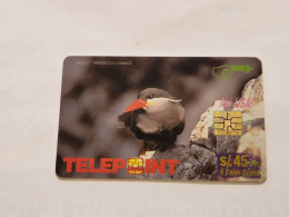 PERU-(PER-TE-67)-Zarcillo Bird-(74)(s/45-5soles Gratis)(T50011AL--00503577)(tirage-?)-used Card+1cars Prepiad,free - Peru