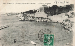 [-5%] FRANCE - Marseille - Promenade De La Corniche - LAnse Du Prophète - Carte Postale Ancienne - Endoume, Roucas, Corniche, Playas