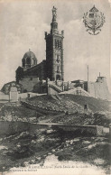 FRANCE - Marseille - Notre Dame De La Garde - Carte Postale Ancienne - Notre-Dame De La Garde, Funicolare E Vergine