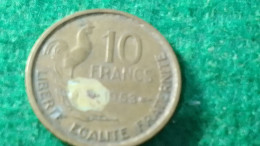 FRANSA - 1953    10  FRANK - 10 Francs