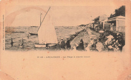 FRANCE - Arcachon - Vue Sur La Plage à Marée Haute - Animé - Carte Postale Ancienne - Arcachon