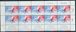 ISRAEL 2018 JOINT ISSUE WITH POLAND INDEPENDENCE 10 STAMP SHEET MNH - Neufs (avec Tabs)