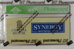 UK - Great Britain - BT & Landis & Gyr - BTP219 - Capital House - Synergy - 402E - 2500ex - Mint Blister - BT Emissions Privées