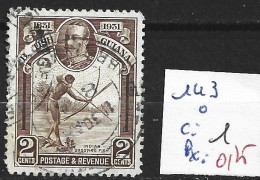 GUYANE 143 Oblitéré Côte 1 € - British Guiana (...-1966)