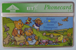 UK - Great Britain - BT & Landis & Gyr - BTP221 - Formprint - Easter Teddy Bear's Picnic - 403D - 500ex - Mint - BT Privé-uitgaven