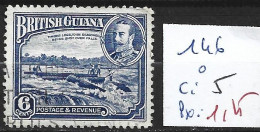 GUYANE 146 Oblitéré Côte 5 € - British Guiana (...-1966)