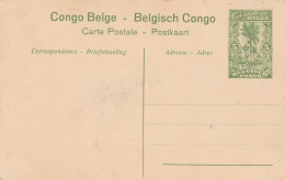 Congo Belge Entier Postal Illustré - Postwaardestukken