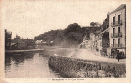 FRANCE - Quimperlé - Le Quai Brizeux - Carte Postale Ancienne - Quimperlé