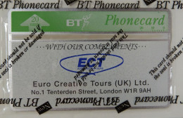 UK - Great Britain - BT & Landis & Gyr - BTP227 - Euro Creative Tours - 404F - 2500ex - Mint Blister - BT Private Issues