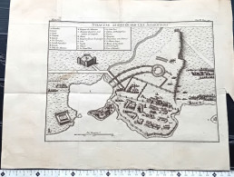 ATLAS MAP ITALIE  PLAN DE SYRACUSE CARTE ANCIENNE MAP BRION DE LA TOUR 1780 - Cartes Géographiques