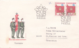 ARMY DAY 1980 COVERS   FDC CIRCULATED Tchécoslovaquie - FDC