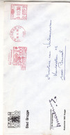 Belgique -  Lettre EMA De 1976 - Oblit Brugge - Empreinte Machine Sur Lettre De La Ville De Brugge - Signature Bourgemes - 1960-79