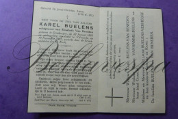 Grimbergen 1882- Vilvoorde 1945-Karel BUELENS Echt E.VAN BENEDEN - Décès
