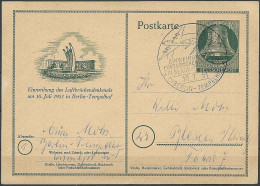 BERLIN 1951 Mi-Nr. P 24 Postkarte Gelaufen - Postcards - Used