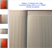 Papeterie Exacompta : 4 Cahiers Commandes / 1 Manifold Autocopiant & 1 Registre + 2 Registres (400 & 200 Pages) & 1 Clas - Supplies And Equipment