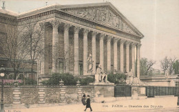FRANCE - Paris - Chambre Des Députés - Colorisé - Carte Postale Ancienne - Parcs, Jardins