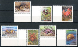 TANZANIA 1994 - Crabs - 7 Val. MNH. - Schaaldieren