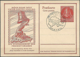 BERLIN 1952 Mi-Nr. P 29 Postkarte Gestempelt - Cartes Postales - Oblitérées