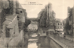 FRANCE - Quimper - Tourelles Et Vieilles Maisons Sur Le Steir - Carte Postale Ancienne - Quimper