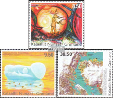 Dänemark - Grönland 606-608 (kompl.Ausg.) Postfrisch 2012 Moderne Kunst - Ungebraucht