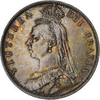 Grande-Bretagne, Victoria, 1/2 Crown, 1887, Londres, SPL, Argent, KM:764 - K. 1/2 Crown