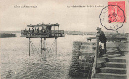 FRANCE - Saint Malo - Vue Sur Le Pont Roulant à Ma...? - Carte Postale Ancienne - Saint Malo