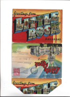 CARNET 18 VUES(recto Et Verso) LITTLE ROCK Arkansas  En 1949! - Little Rock