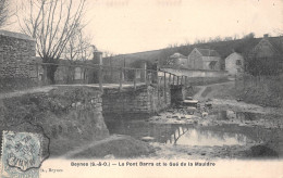 BEYNES (Yvelines) - Le Pont Barra Et Le Gué De La Mauldre - Voyagé 1906 (2 Scans) - Beynes