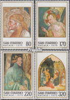 San Marino 1201-1204 (kompl.Ausg.) Postfrisch 1979 Weihnachten - Unused Stamps