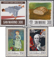 San Marino 1240,1241,1242-1243 (kompl.Ausg.) Postfrisch 1981 Judo EM, Ernährung, Picasso - Neufs