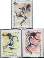 San Marino 1399-1401 (kompl.Ausg.) Postfrisch 1988 Sommerspiele - Unused Stamps