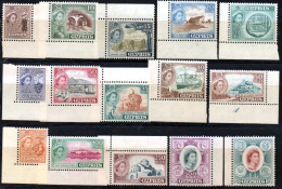 2366. CYPRUS1955 SG. 173-187, SC. 168-182 MNH.SOME VERY LIGHT BICOLOURED GUM. - Zypern (...-1960)