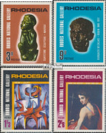 Rhodesien 62-65 (kompl.Ausg.) Postfrisch 1967 Nationalgallerie - Rhodesië (1964-1980)